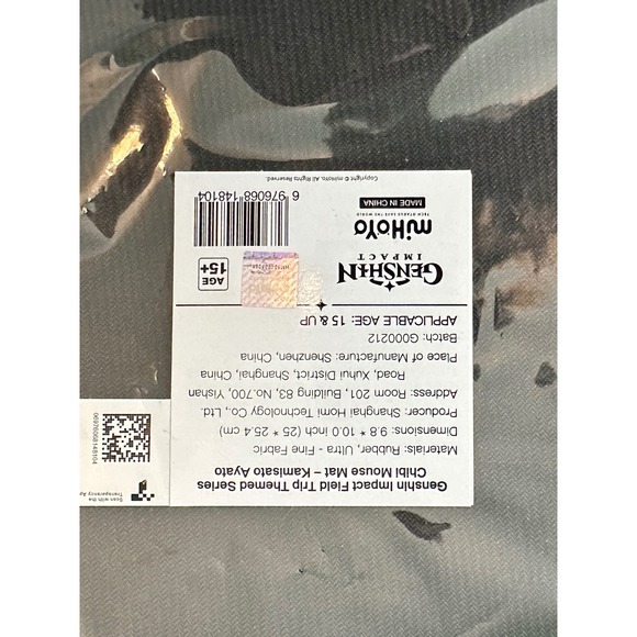 Genshin Impact Kamisato Ayato Chibi Mouse Mat Field Trip Themed Series - Picture 10 of 10